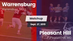 Matchup: Warrensburg High vs. Pleasant Hill  2019