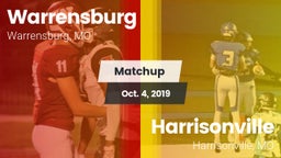 Matchup: Warrensburg High vs. Harrisonville  2019