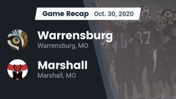 Recap: Warrensburg  vs. Marshall  2020