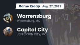 Recap: Warrensburg  vs. Capital City   2021