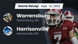 Recap: Warrensburg  vs. Harrisonville  2022