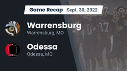 Recap: Warrensburg  vs. Odessa  2022