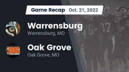 Recap: Warrensburg  vs. Oak Grove  2022