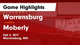 Warrensburg  vs Moberly  Game Highlights - Feb 2, 2017