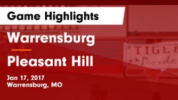 Warrensburg  vs Pleasant Hill  Game Highlights - Jan 17, 2017