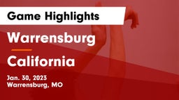 Warrensburg  vs California  Game Highlights - Jan. 30, 2023