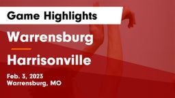 Warrensburg  vs Harrisonville  Game Highlights - Feb. 3, 2023