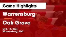 Warrensburg  vs Oak Grove  Game Highlights - Dec. 14, 2023