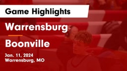 Warrensburg  vs Boonville  Game Highlights - Jan. 11, 2024
