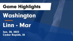 Washington  vs Linn - Mar  Game Highlights - Jan. 28, 2022