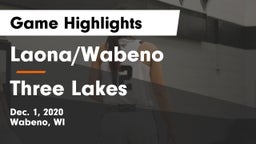 Laona/Wabeno vs Three Lakes  Game Highlights - Dec. 1, 2020