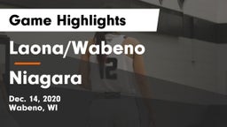 Laona/Wabeno vs Niagara Game Highlights - Dec. 14, 2020