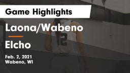 Laona/Wabeno vs Elcho Game Highlights - Feb. 2, 2021