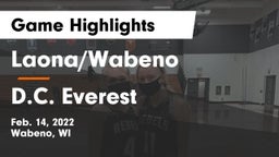Laona/Wabeno vs D.C. Everest  Game Highlights - Feb. 14, 2022