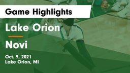 Lake Orion  vs Novi  Game Highlights - Oct. 9, 2021