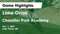 Lake Orion  vs Chandler Park Academy Game Highlights - Oct. 1, 2022