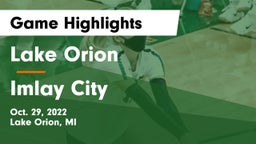Lake Orion  vs Imlay City Game Highlights - Oct. 29, 2022