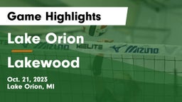 Lake Orion  vs Lakewood Game Highlights - Oct. 21, 2023