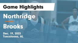Northridge  vs Brooks  Game Highlights - Dec. 19, 2023