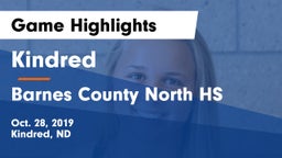Kindred  vs Barnes County North HS Game Highlights - Oct. 28, 2019