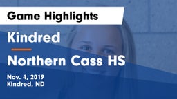 Kindred  vs Northern Cass HS Game Highlights - Nov. 4, 2019