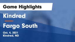 Kindred  vs Fargo South  Game Highlights - Oct. 4, 2021