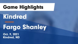 Kindred  vs Fargo Shanley  Game Highlights - Oct. 9, 2021