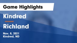 Kindred  vs Richland  Game Highlights - Nov. 8, 2021