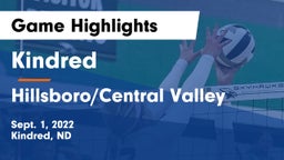 Kindred  vs Hillsboro/Central Valley Game Highlights - Sept. 1, 2022