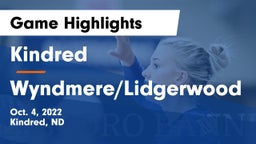 Kindred  vs Wyndmere/Lidgerwood  Game Highlights - Oct. 4, 2022