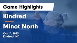 Kindred  vs Minot North  Game Highlights - Oct. 7, 2023