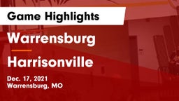 Warrensburg  vs Harrisonville  Game Highlights - Dec. 17, 2021
