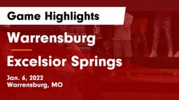Warrensburg  vs Excelsior Springs  Game Highlights - Jan. 6, 2022