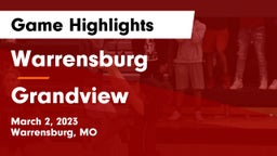 Warrensburg  vs Grandview  Game Highlights - March 2, 2023