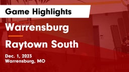 Warrensburg  vs Raytown South  Game Highlights - Dec. 1, 2023