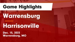 Warrensburg  vs Harrisonville  Game Highlights - Dec. 15, 2023