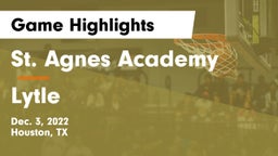St. Agnes Academy  vs Lytle  Game Highlights - Dec. 3, 2022