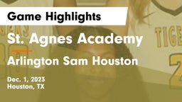 St. Agnes Academy  vs Arlington Sam Houston  Game Highlights - Dec. 1, 2023