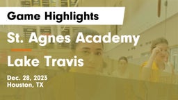 St. Agnes Academy  vs Lake Travis  Game Highlights - Dec. 28, 2023