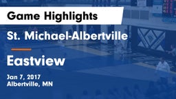 St. Michael-Albertville  vs Eastview  Game Highlights - Jan 7, 2017
