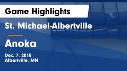 St. Michael-Albertville  vs Anoka Game Highlights - Dec. 7, 2018