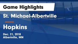 St. Michael-Albertville  vs Hopkins  Game Highlights - Dec. 21, 2018