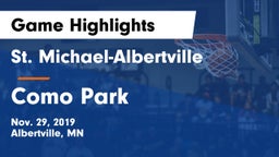 St. Michael-Albertville  vs Como Park  Game Highlights - Nov. 29, 2019
