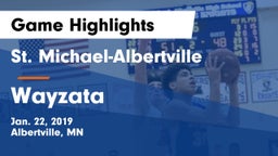 St. Michael-Albertville  vs Wayzata  Game Highlights - Jan. 22, 2019