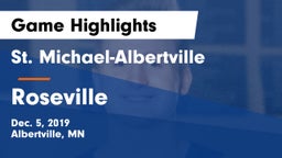 St. Michael-Albertville  vs Roseville  Game Highlights - Dec. 5, 2019