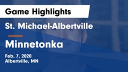 St. Michael-Albertville  vs Minnetonka  Game Highlights - Feb. 7, 2020