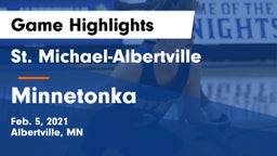 St. Michael-Albertville  vs Minnetonka  Game Highlights - Feb. 5, 2021