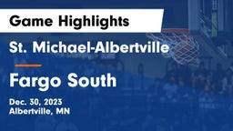 St. Michael-Albertville  vs Fargo South  Game Highlights - Dec. 30, 2023