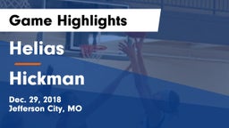 Helias  vs Hickman  Game Highlights - Dec. 29, 2018