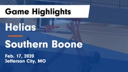 Helias  vs Southern Boone  Game Highlights - Feb. 17, 2020